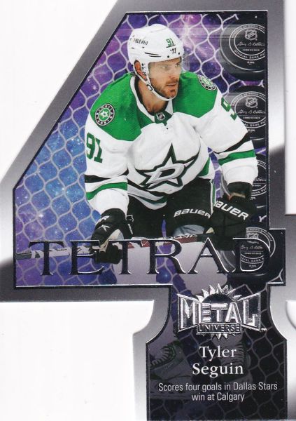 insert karta TYLER SEGUIN 22-23 Metal Universe Tetrad číslo TR-17